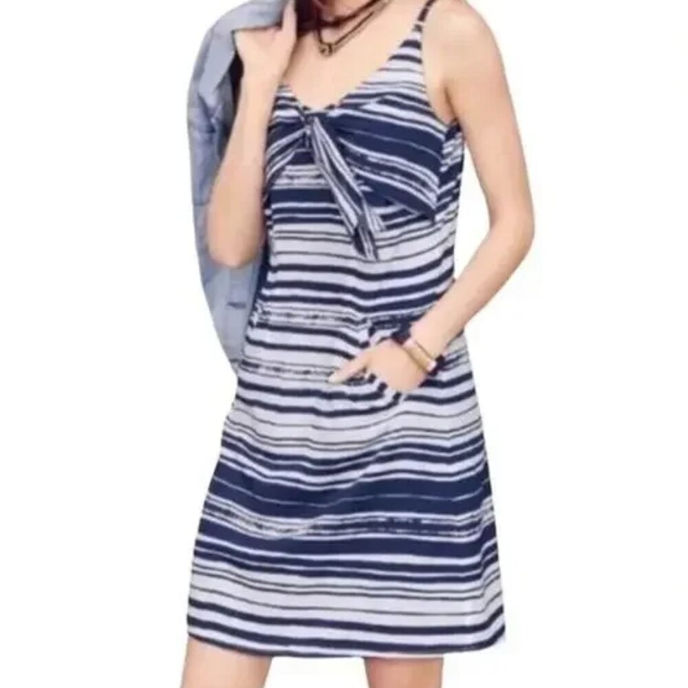 Cabi Yacht Cruise knot stripe dress